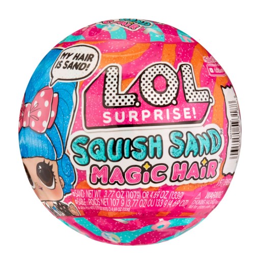 АКСЕССУАРЫ ДЛЯ КУКЛ LOL SURPRISE SQUISH SAND MAGIC BALL MGA 593188EUC MGA
