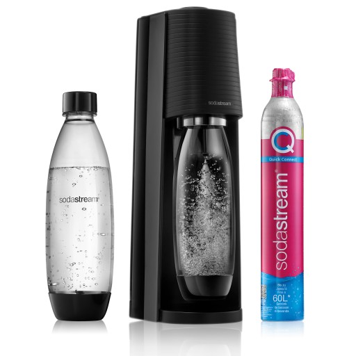 СИФОН-САТУРАТОР ДЛЯ ГАЗИРОВАННОЙ ВОДЫ SODASTREAM TERRA | 3x БУТЫЛКА ОБЪЕМОМ 1 Л + ЦИЛИНДР