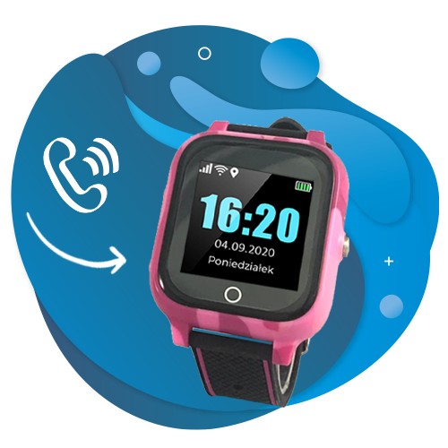 CALMEAN CARE Kids следит за температурой по GPS на польском языке