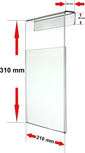 Карманная рамка с подвеской 4 UPGRAD Plaque из плексигласа.