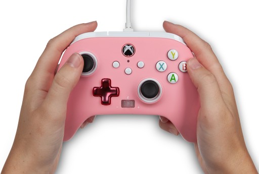 Проводная панель PowerA Xbox Series X|S|One, розовая