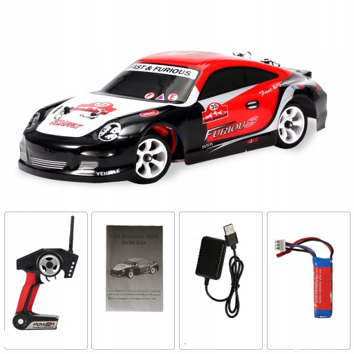 WLtoys K969 RC DRIFT CAR 4WD 1/28 30км/ч