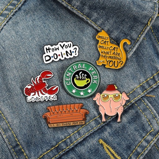 Друзья Друзья CENTRAL PERK Металлический значок PL