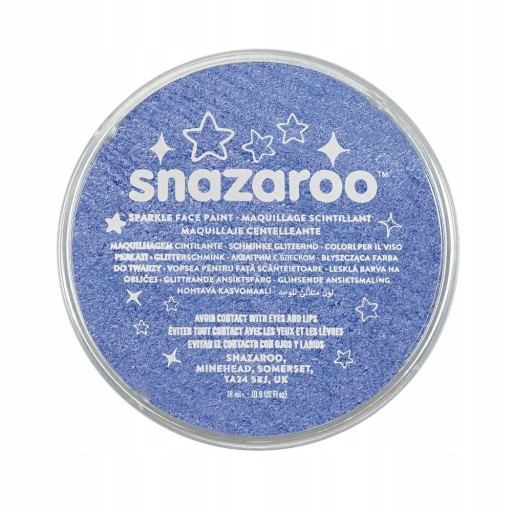Snazaroo Farba do ciała 18 ml Sparkle: Blue
