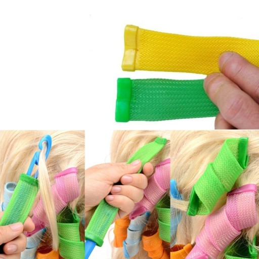 Резиновые бигуди Спиральные бигуди LOKI maxi