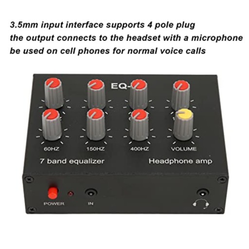 KOREKTOR DŹWIĘKU RCA 7-PASMA 12dB DC5V-12V
