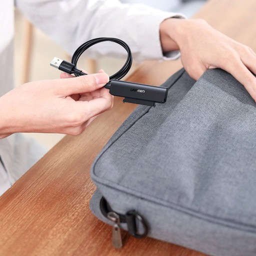 UGREEN ADAPTER USB-C 3.0 DO DYSKU HDD SSD SATA III DO PODŁĄCZENIA DYSKU