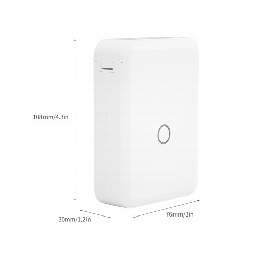 NIIMBOT D110 Bluetooth термопринтер этикеток + этикетки 15х30 210шт
