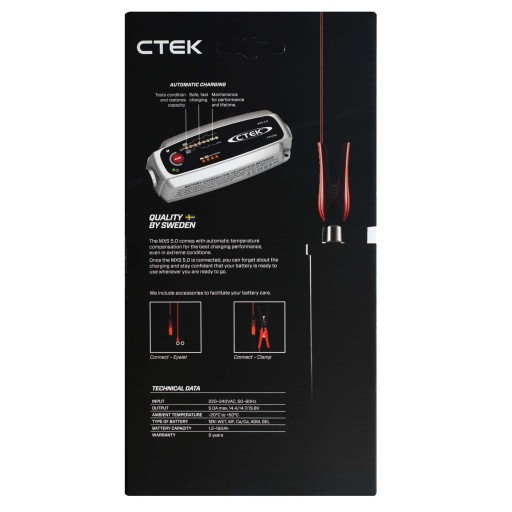 Выпрямитель зарядного устройства CTEK MXS 5.0 - микропроцессорный / MXS5 0, mxs 5