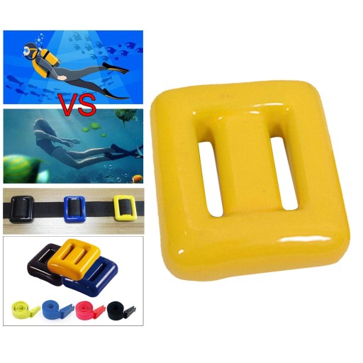 Прорезиненные желтые гири Scuba D, 500 г.