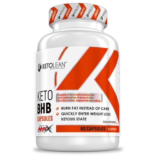 ЭКЗОГЕННЫЕ КЕТОНЫ Капсулы BHB, единственный сертифицированный кетоз Amix Keto Diet