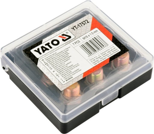 РЕМКОМПЛЕКТ ЗАГЛУШКИ КАМЕРЫ YATO M15X1,5 YT-17572