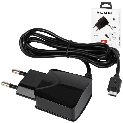 БЫСТРОЕ СЕТЕВОЕ ЗАРЯДНОЕ УСТРОЙСТВО КАБЕЛЬ MICRO USB 5 В/2,1 А