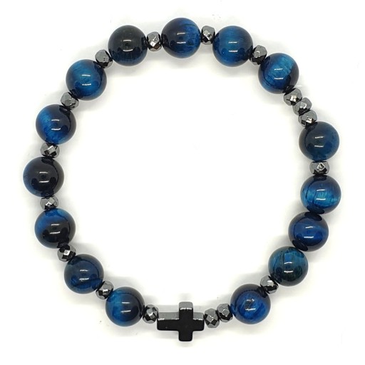 Браслет Tiger Eye Blue ROSARY