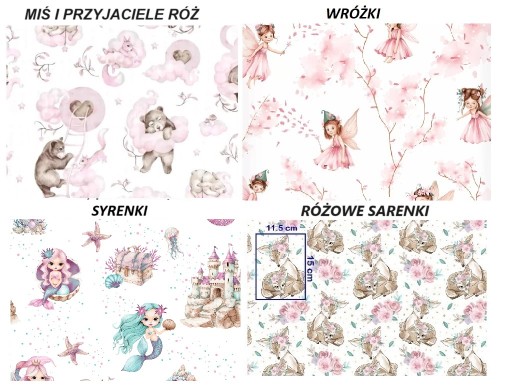 PRZEŚCIERADŁO 100% BAW. Z GUMKĄ 60x120 DUŻO WZORÓW