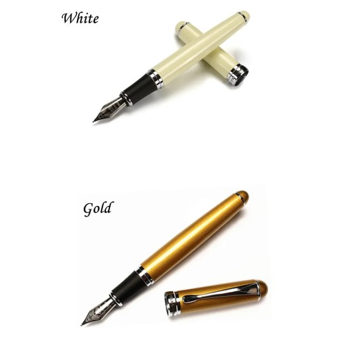 Jinhao X750 Лакированный 15 цветов с серебряной отделкой Перо для каллиграфии Фонтан