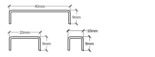 Listwa C stalowa dekoracyjna kolor złoty polerowany 20mm 270cm