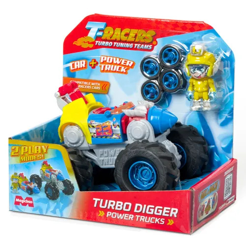 Фигурка турбо-экскаватора T-RACERS Power Truck