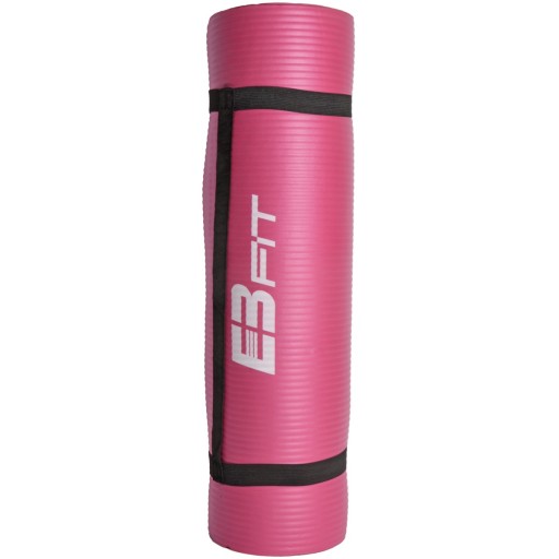 Мат фитнес йога толстая 15 -мм не -сластика EB fit