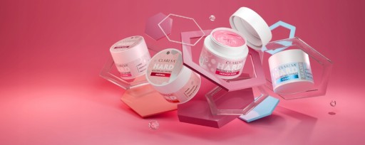 Claresa HARD EASY Строительный гель молочно-розового цвета Milky Pink 45 г твёрдый