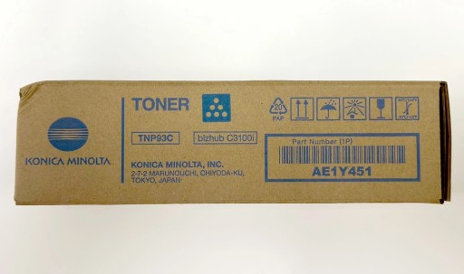 Toner TNP-93C AE1Y451 Konica Minolta bizhub C3100i