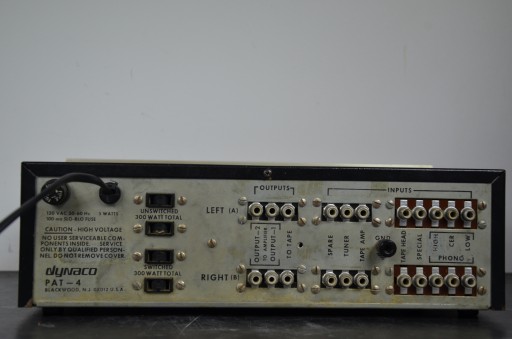 Предусилитель DYNACO PAT-4 STEREO PREAMP, США