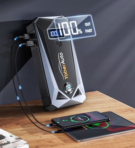 POWER BANK Пусковое устройство для аварийного запуска автомобиля