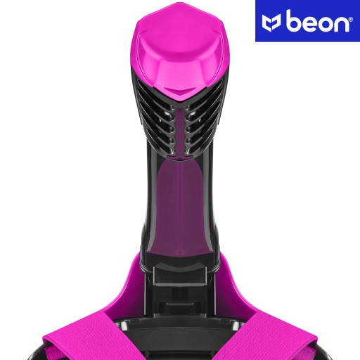 ПОЛНОЛИЦЕВАЯ ЖЕНСКАЯ МАСКА ДЛЯ СНОРКЛИНГА РОЗОВАЯ BEON S/M