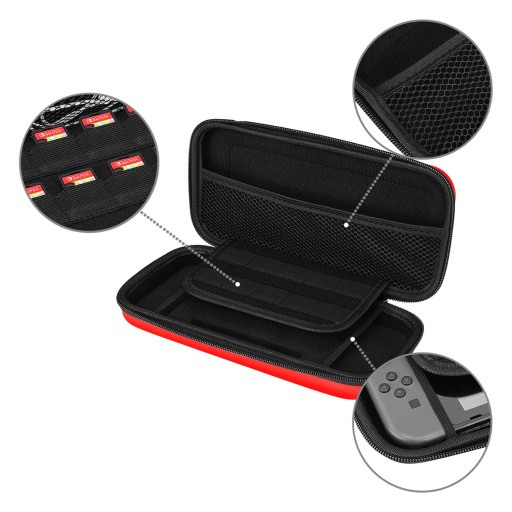 УЛУЧШЕННЫЙ ЧЕХОЛ ДЛЯ NINTENDO SWITCH OLED RED