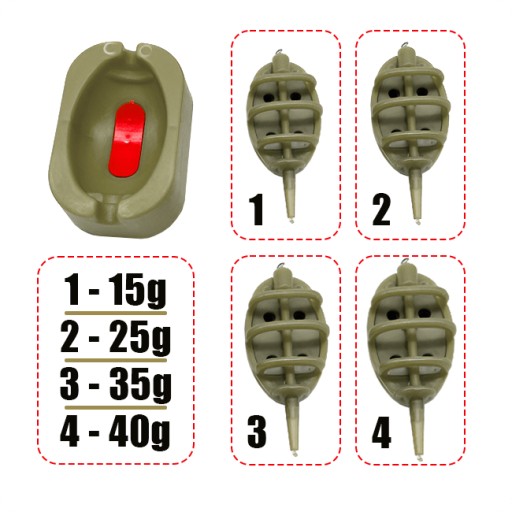 НАБОР КОРМОВКИ МЕТОДА ИЗ ПРИМАНКИ BASIC MF41 С SAHIDO BAIT BASKET BASIC MF41