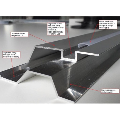 PROFIL COKOŁOWY LED C1+C2 RENOPLAST