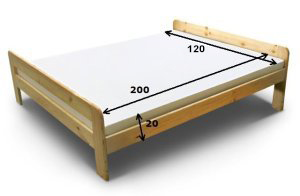 Prześcieradło FROTTE 120x200 wz. pudrowy róż