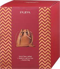 Набор туши для ресниц PUPA Sexy Lash Lipstick Lip Duo, сумочка