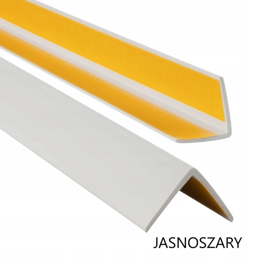 KĄTOWNIK PCV 25x25 110cm BIAŁY Samoprzylepny Narożnik Listwa Narożna