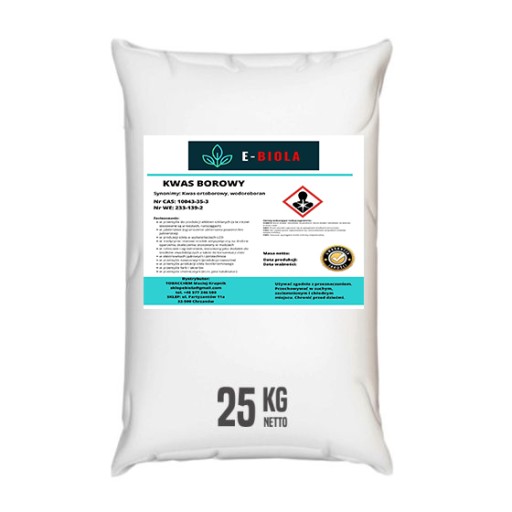 KWAS BOROWY BORNY PROSZEK NADPOTLIWOŚĆ STÓP INSEKTY 25kg