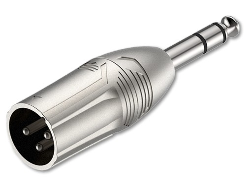 ADAPTER RA3XMJM PRZEJŚCIÓWKA JACK 6,3MM XLR