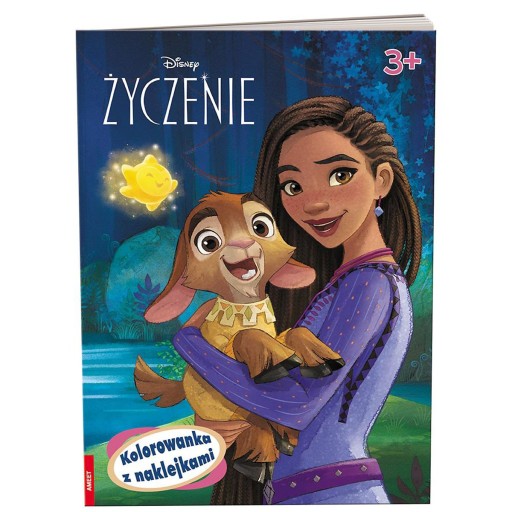 343033 КНИГА-РАСКРАСКА AMEET DISNEY WISH С НАКЛЕЙКАМИ