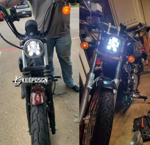 Светодиодные лампы для круглых фар для Honda для Yamaha
