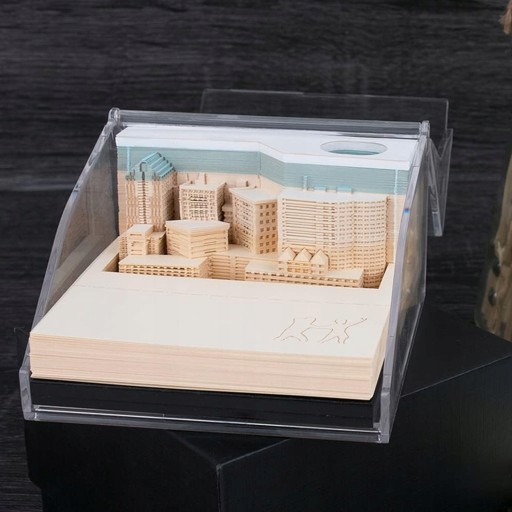 3D УКРАШЕНИЕ БУМАЖНОЙ СКУЛЬПТУРЫ ДЛЯ НОУТБУКА