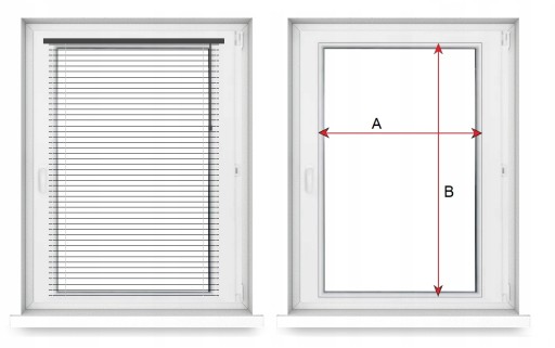 ŻALUZJE ALUMINIOWE 25 MM NA WYMIAR KOLORY 40x140
