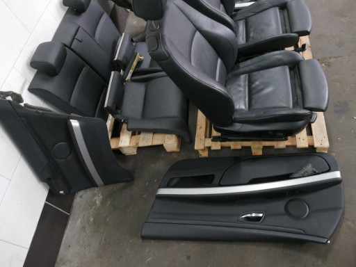 BMW 3 E92 СИДЕНЬЕ СИДЕНЬЯ SEAT BACON ЧЕРНЫЙ КОЖАНЫЙ КОМПЛЕКТ M-ПАКЕТ С ПОДОГРЕВОМ