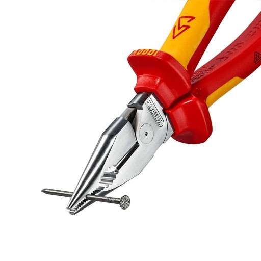 Комбинированные клещи с острыми губками VDE 185 мм 1 кВ Knipex 0826185