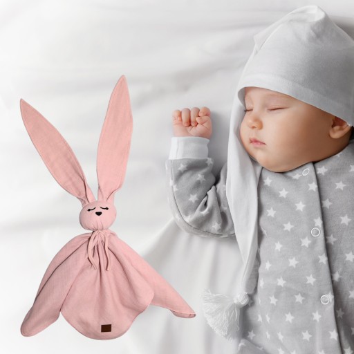 BABY Snuggle Toy Успокаивающий порошок «Кролик» Роза