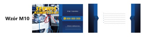 Wizytówki Motoryzacja dwustronne kreda 350g 1000szt