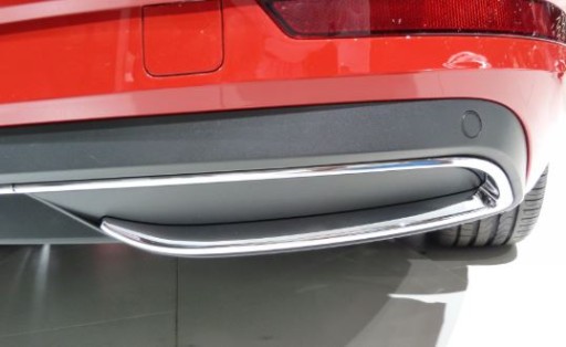 ДЕКОРАТИВНАЯ НАКЛАДКА ЗАДНИЙ БАМПЕР ХРОМ SKODA SUPERB 3