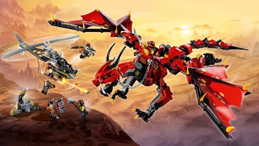 LEGO 70653 NINJAGO ДРАКОН ПЕРВБОРН, БЛОКИ