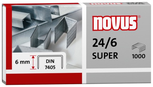 Провода Novus 24/6 SUPER - 1000 шт.
