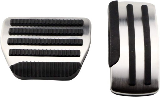 Хромированные накладки на педали Nissan Qashqai 2006 -2013 гг.