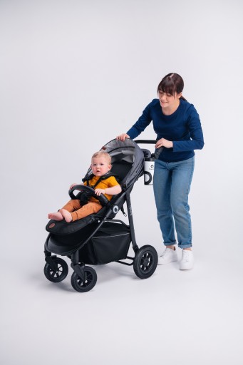 Wózek spacerowy POMPOWANE KOŁA 22kg Lionelo Natt Lekka Spacerówka