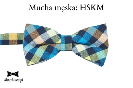 Szelki do spodni i mucha zestaw w grochy kropki regulowane TURKUSOWE